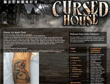 Tablet Screenshot of cursedhouse.com